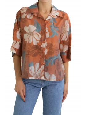 Camicia fantasia floreale 